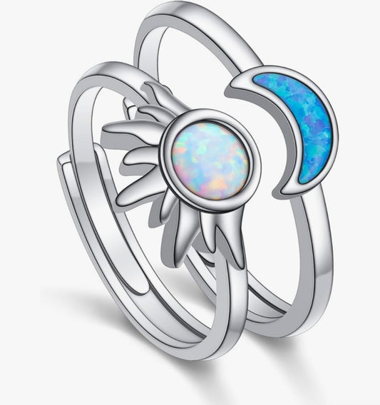 Sun & Moon Adjustable Rings