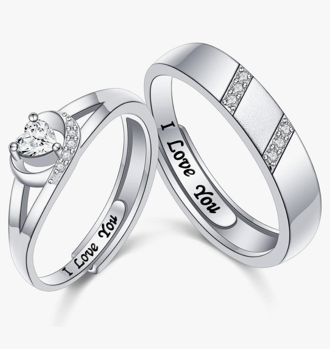 Endless Love Adjustable Rings