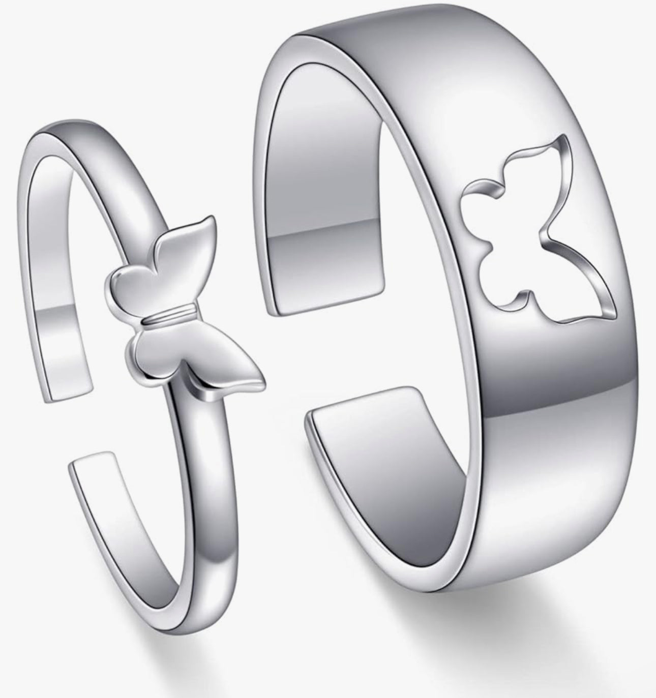 Butterfly Adjustable Rings